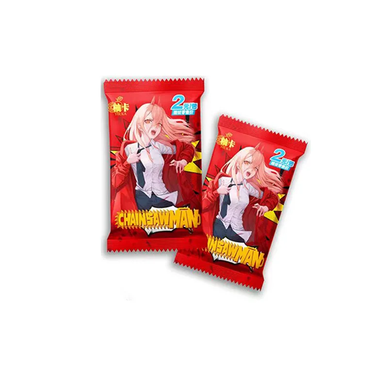 Chainsaw Man Collectible Cards Booster Box Anime Chainsaw Man Character Flash Cards Rare SSR SP Paper Cards Toy Gift for Fans view 2