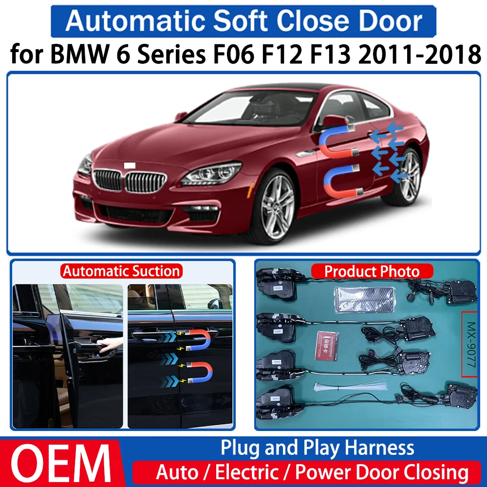 

for BMW 6 Series F06 F12 F13 2011-2018 Car Automatic Soft Close Door Electric Suction Kit Auto Power Closing System Plug＆play