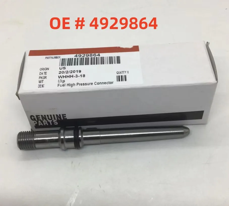 

6Pcs Injector Connection Pipe 4931173 68005335AA 4929864 4928589 For Dodge Cummins Diesel 5.9L 6.7L 03-12 Engine Connection Rod