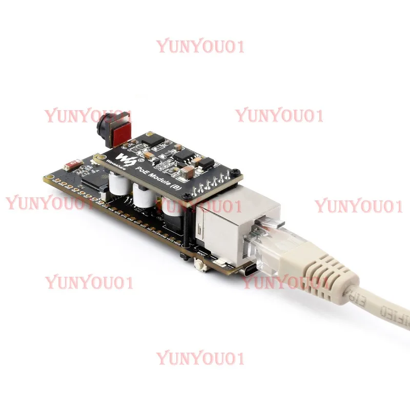 

Плата разработки ESP32-S3 Ethernet, модуль связи Wi-Fi/Bluetooth, расширяемый источник питания PoE, камера