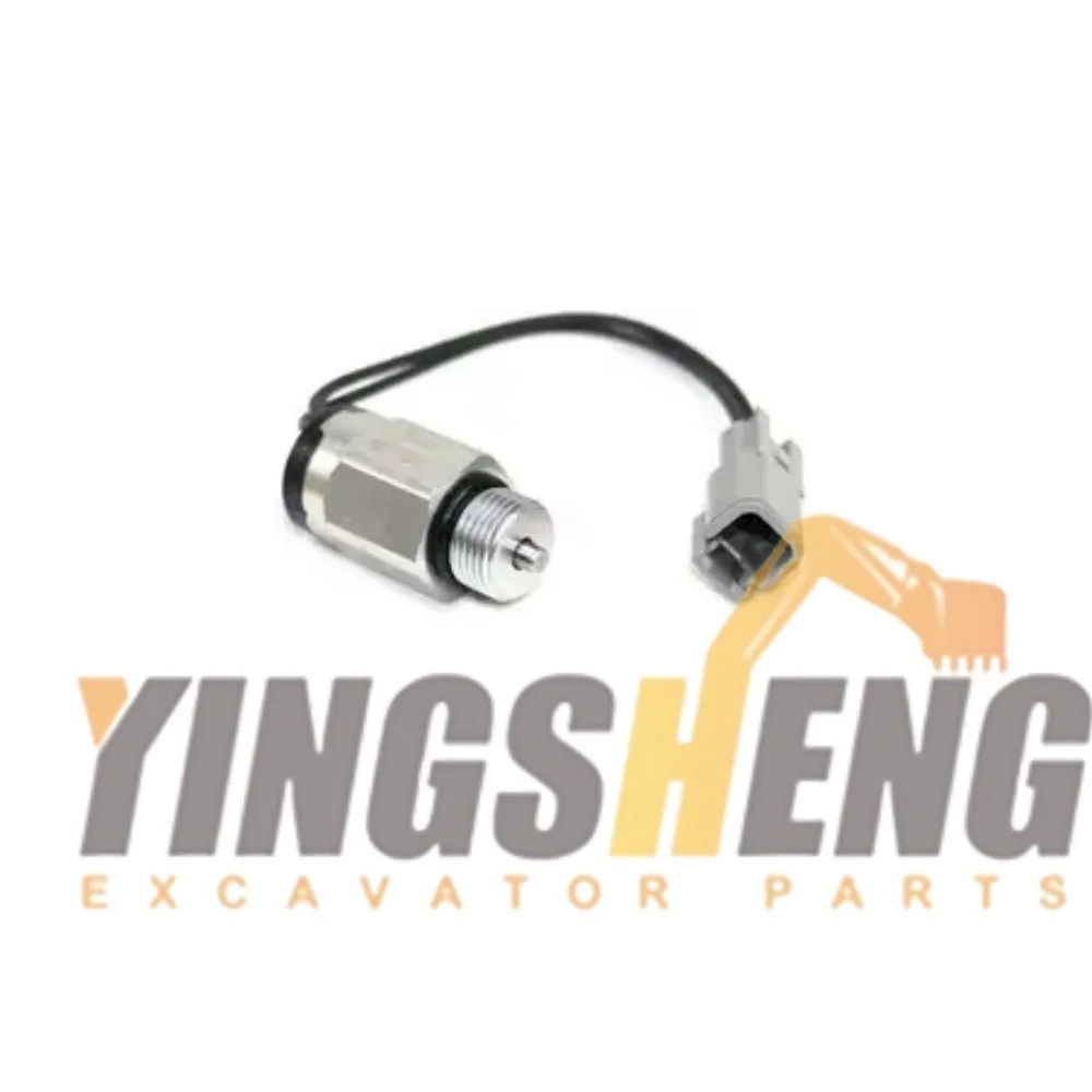 

Kubota S175, S200, S300 engine 6677383 Stop solenoid excavator parts Stop solenoid 6677383 12V 24v fuel cut-off solenoid