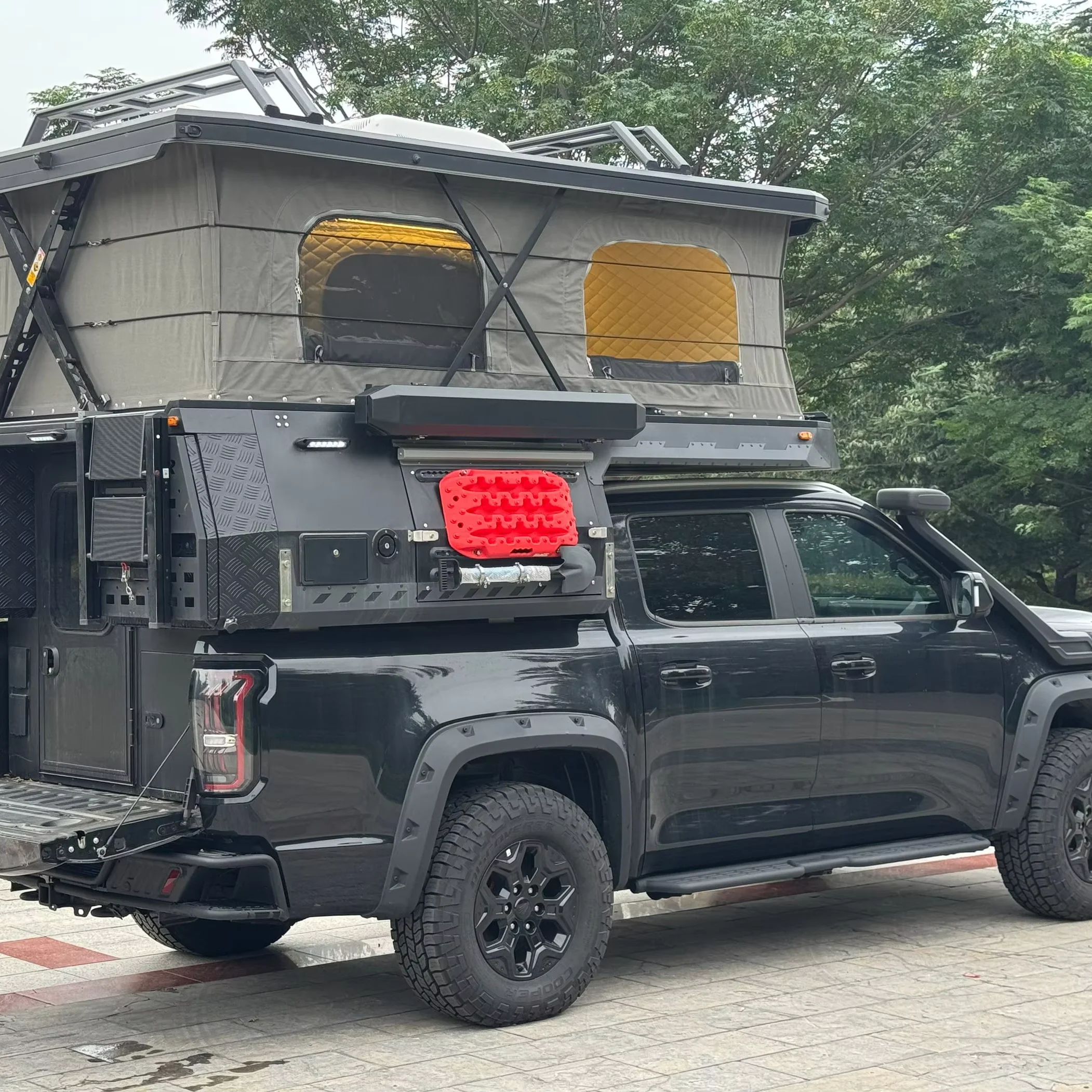 Truck Bed RV Camper Pickup RV Camper with Travel Trailers Features
