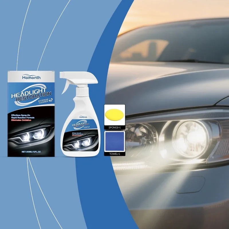 

Car Headlight Care Spray Auto Headlight Maintenance Fluid Clean Lens Oxidation Universal Care Fluid