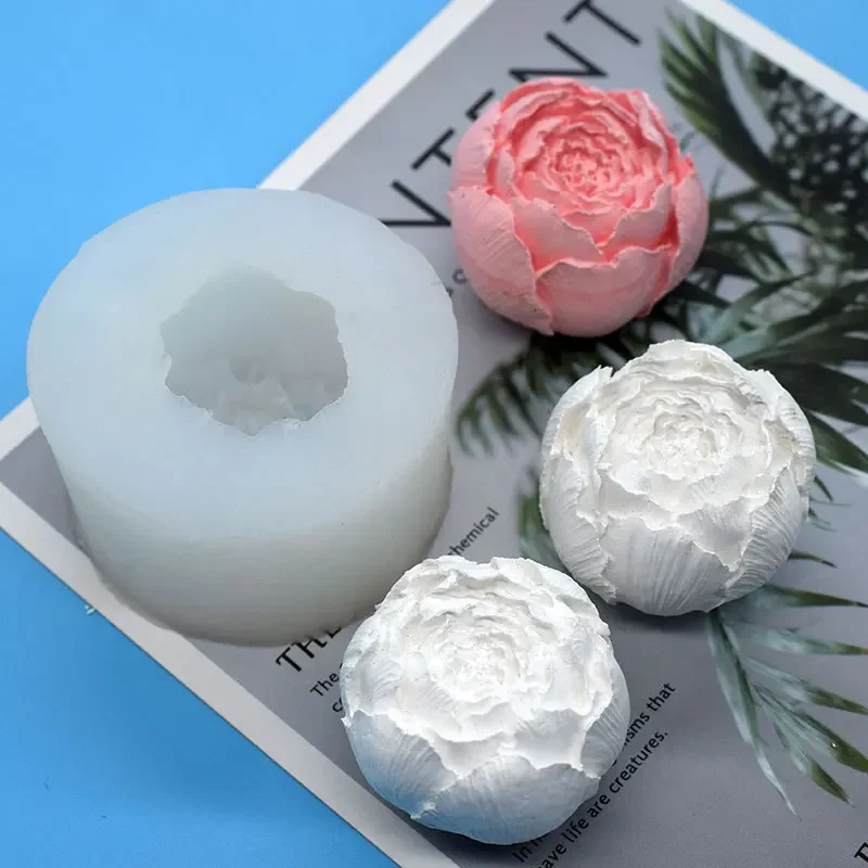 

New Flower/Rose Candle Wax Silicon 3D Soap Mold Cake Decoration Manual Handmade Resin Clay Plaster Gumpaste Mould M2442