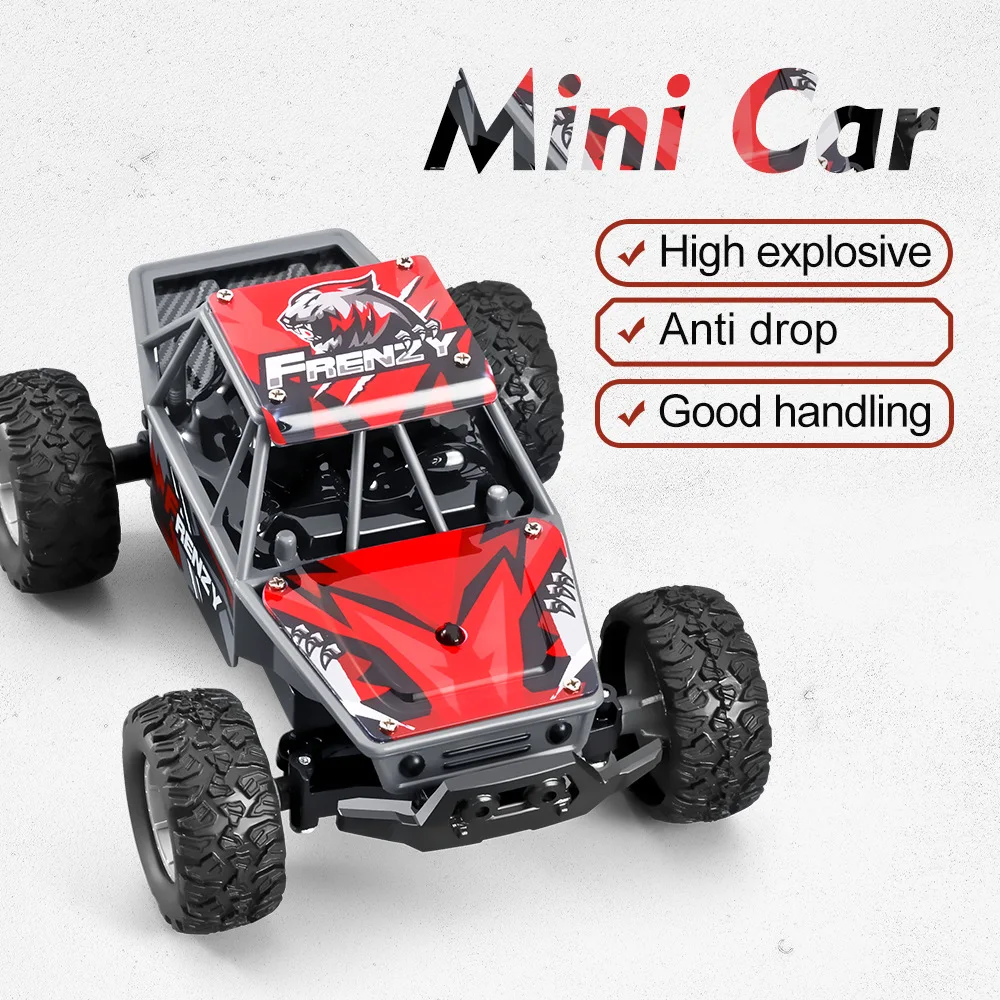 New 1: 32 Mini High Speed Remote Control Car 2.4g Full Scale Climbing Off Road Vehicle Rc Charging Children'S Toy Car Gift