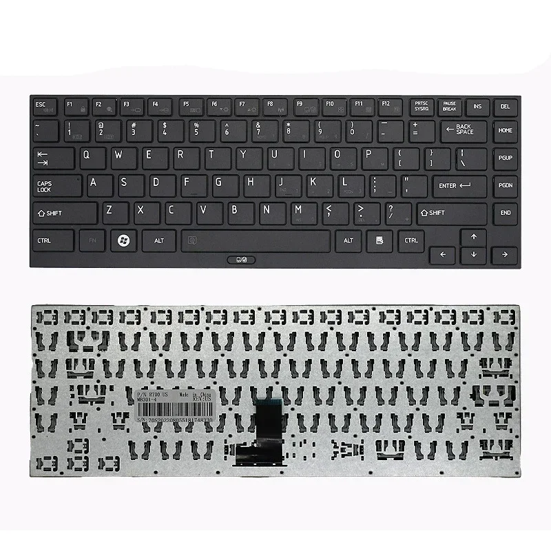 New Laptop Rreplacement Keyboard Compatible for Toshiba Portege R700 R705 R730 R731 R630 R631 RX3mt s266e