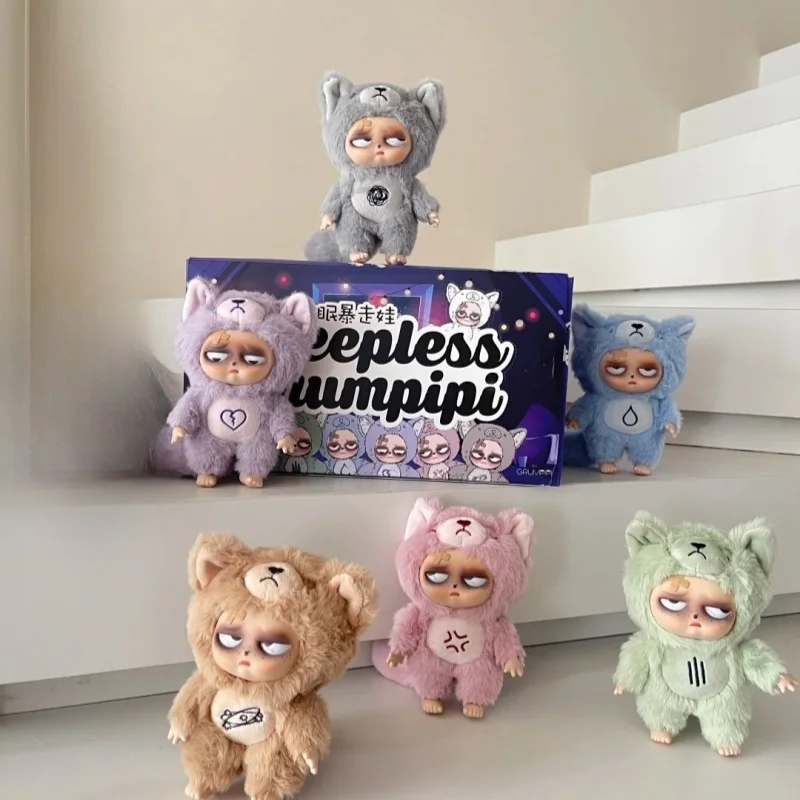 

Genuine Official Sleepless Grumpipi Series Blind Box Vinyl Cute Action Figure Kawaii Dolls Mystery Box Surprise Bag Pendant Gift