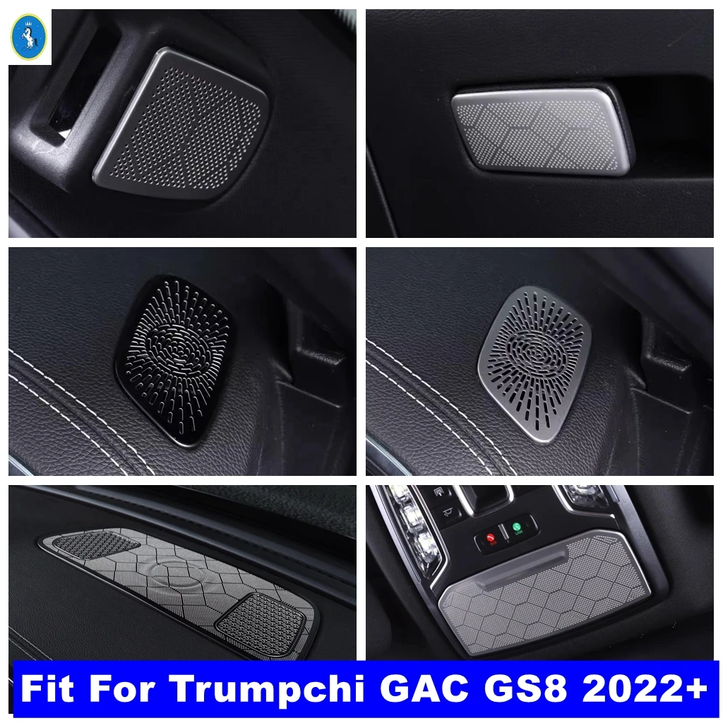 Auto Dashboard Speaker Air AC Outlet / Glove Box / Read Lamp Decor Panel Cover Trim Accessories For Trumpchi GAC GS8 2022 2023