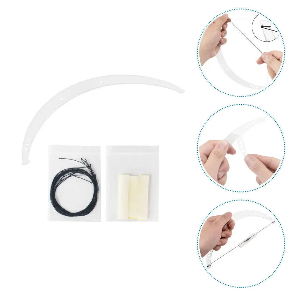 Eyebrow Ruler Measuring Tool Flexible Brow Shaping Positioning Guide for Beauty Makeup 1 Set