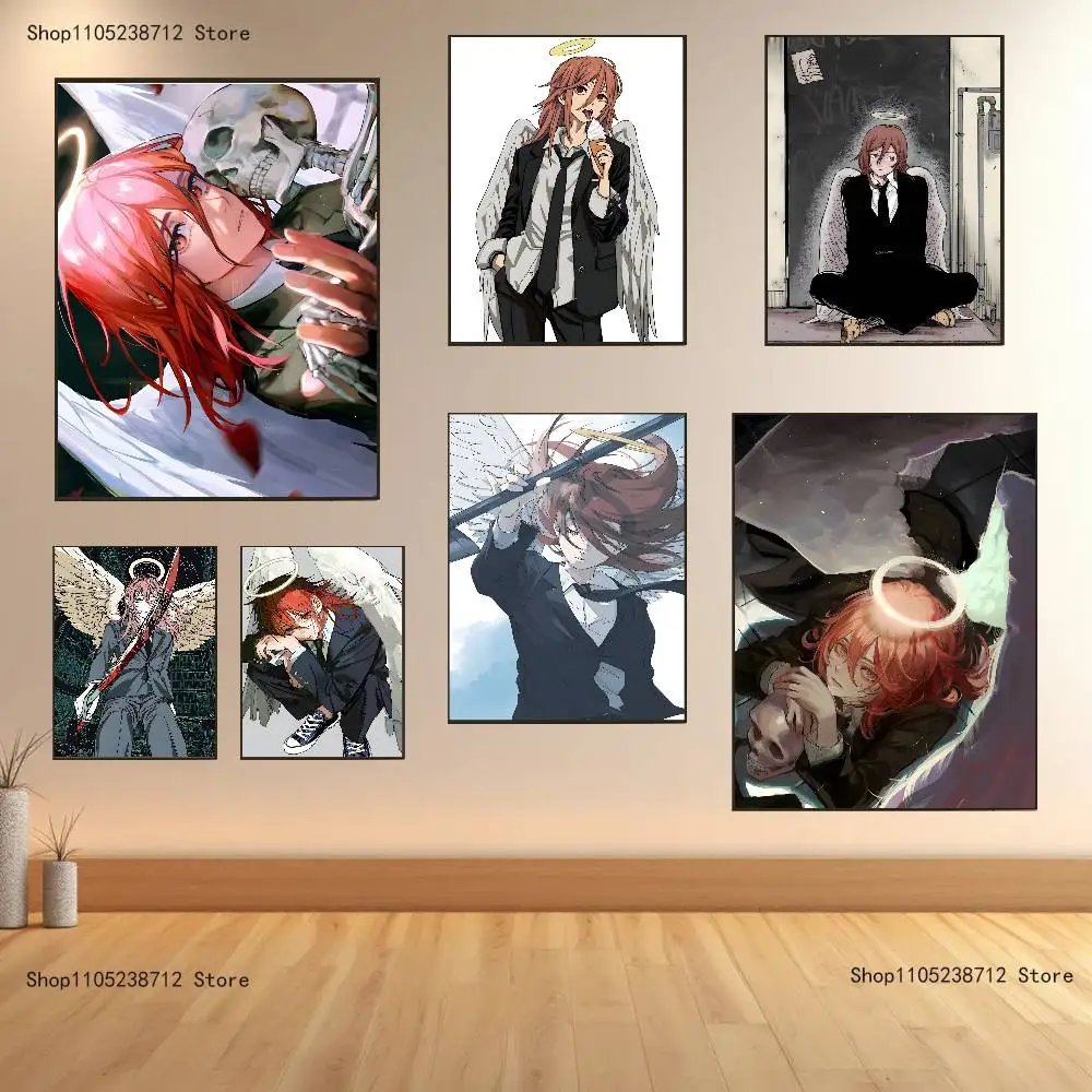 Anime Angel D-Devil Poster Prints Wall Art Picture Painting Gift Living Room Restaurant Bar Large Dec Sticker