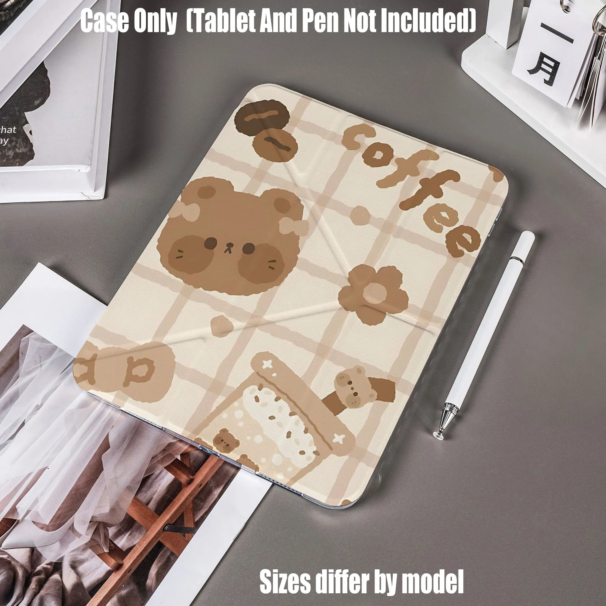 Slim Fit Premium TPU Tablet Cover, Shockproof Durable Lightweight Protective Case for iPad Samsung Huawei Honor Redmi Xiaomi