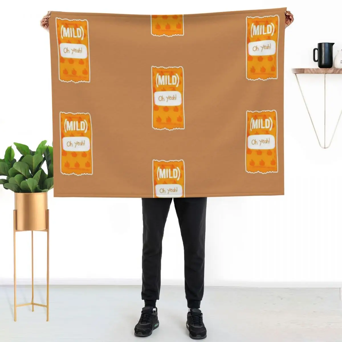 

Taco Bell Mild Sauce Throw Blanket Breathable Lightweight Blanket for Adults Kids