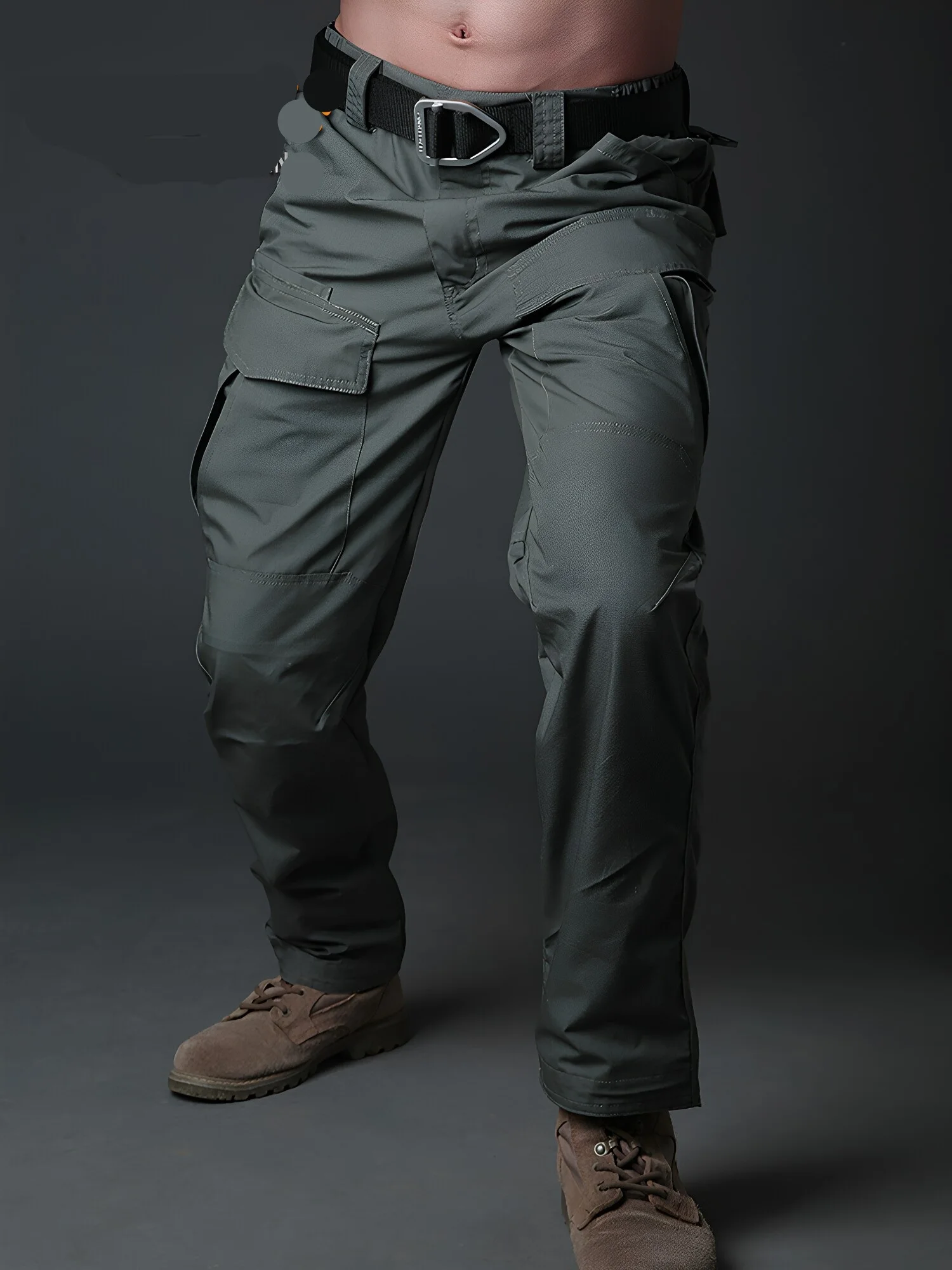 Tactical pants, elastic quick drying pants, outdoor military enthusiast training pants, multi pocket combat pants