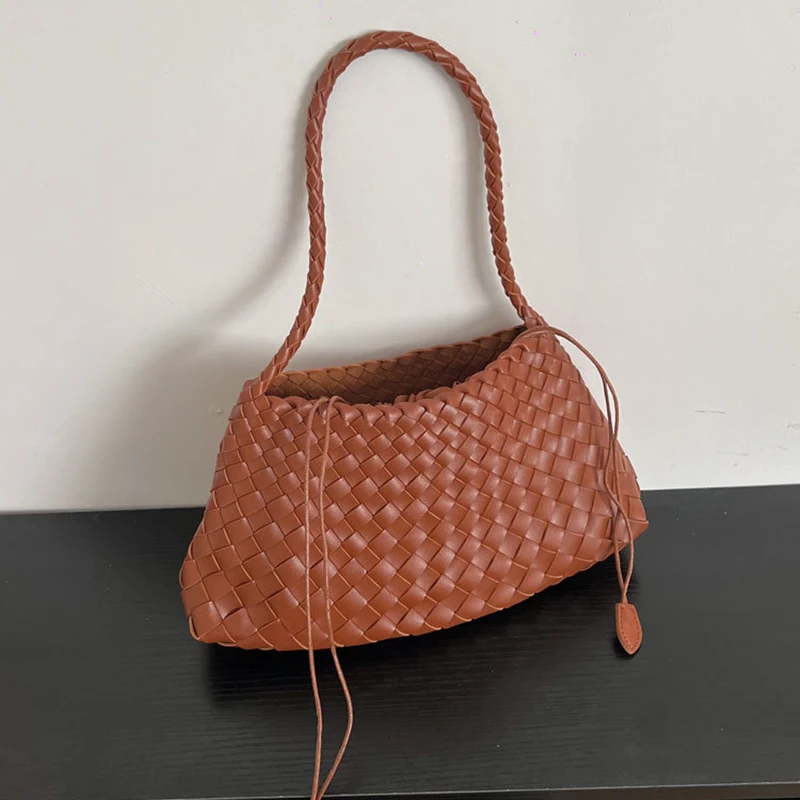 NONE Woven PU Shoulder Bag 6