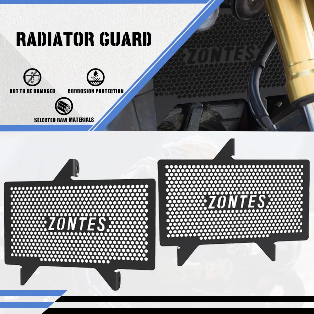 

2024 For Zontes G1-125 ZT125-G1 ZT125 Radiator Grille Grills Guard Cover Protector 2020-2023 Motorcycle ZT125-U 125-Z2 125-U1