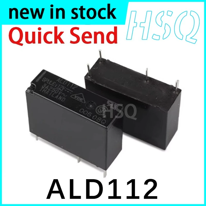 10PCS New ALD112 12V 4-pin 3A Set of Normally Open Relays
