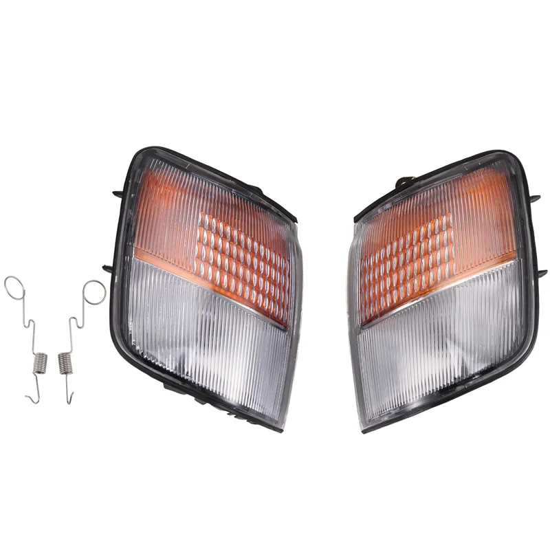 

MR124957 MR124958 для Mitsubishi Pajero Montero 1993 1994 1995 1996 передний угловой светильник автомобиля, сигнальная лампа