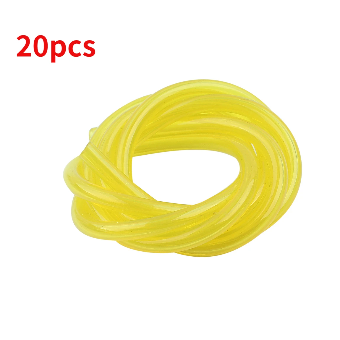 20pcs Tylon Gas Fuel Line Hose For Stihl Husqvarna Poulan Echo Craftsman Chainsaw Trimmer Brushcutter 3mm x 5mm 1/8