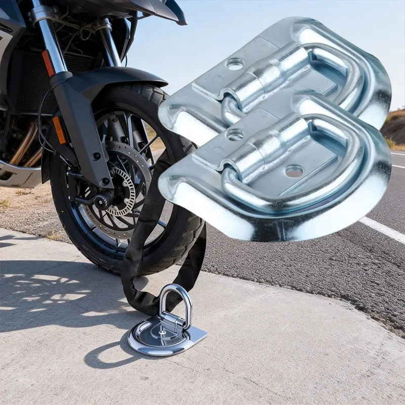 

Heavy Duty Steel Ground Anchor for Motorcycle Motorbike Scooter Security Parking Lock Point with Ring for Wall Floor Moto Lock