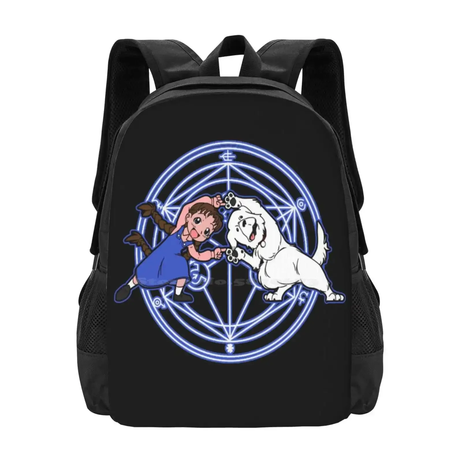 

Fullmetal Haa V2 Лидер продаж рюкзак модные сумки Fullmetal Ha Alchemist Chimera Nina Tucker аниме Geek Meme Nerd