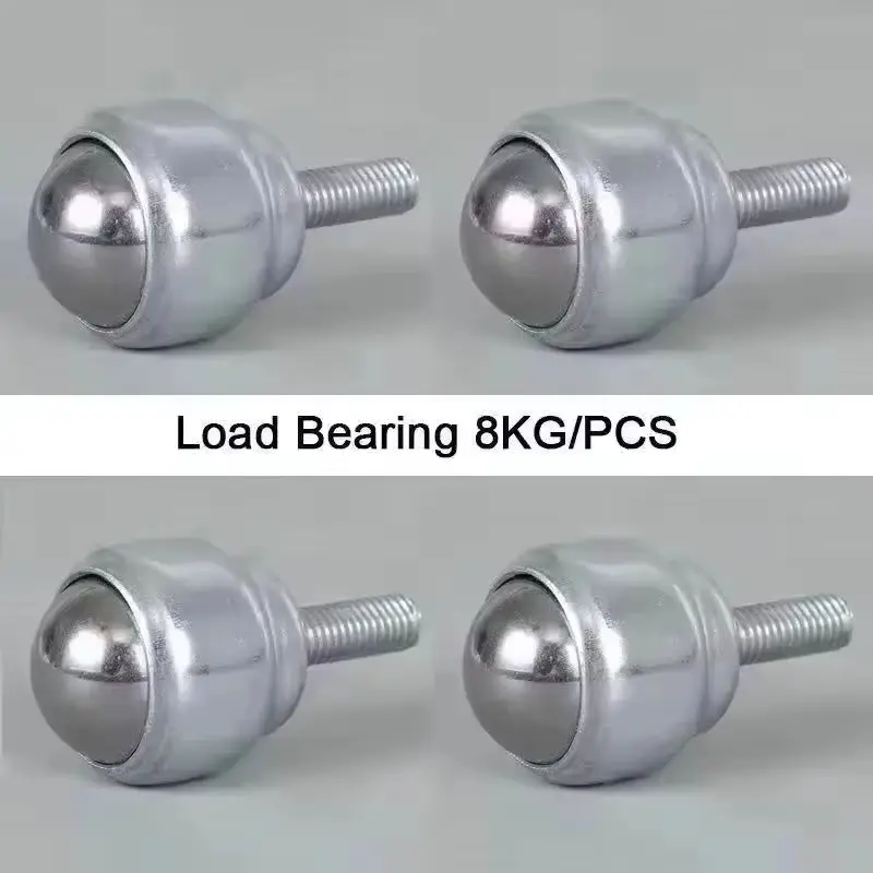 HOT 20PCS Micro Precision Conveying Transfer Unit Ball Bearing Conveyor Rollers Casters Universal Bull Eye Wheel Loading 8KG/PCS