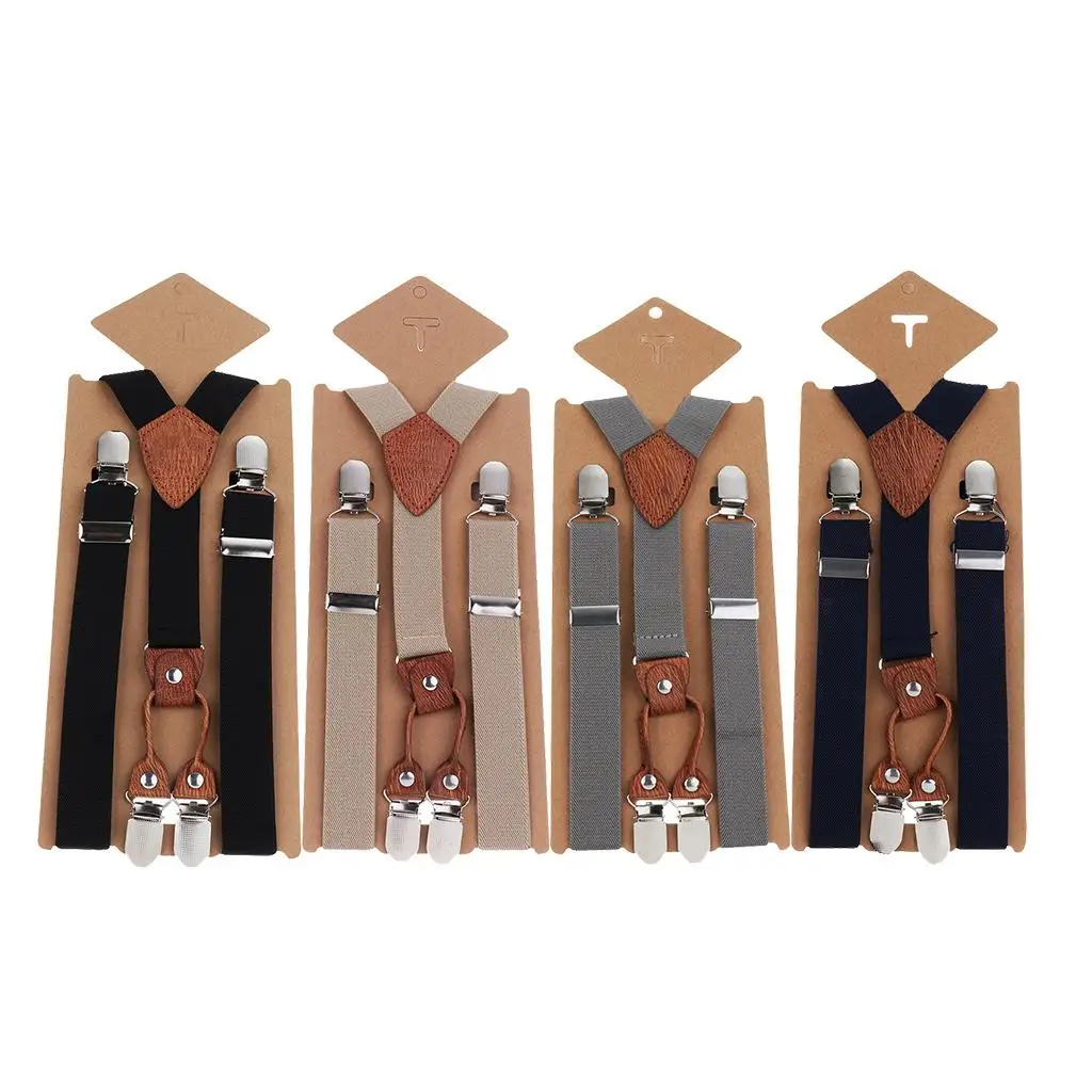 Tirantes ajustables para bebés, niños pequeños, color beige, como descrito