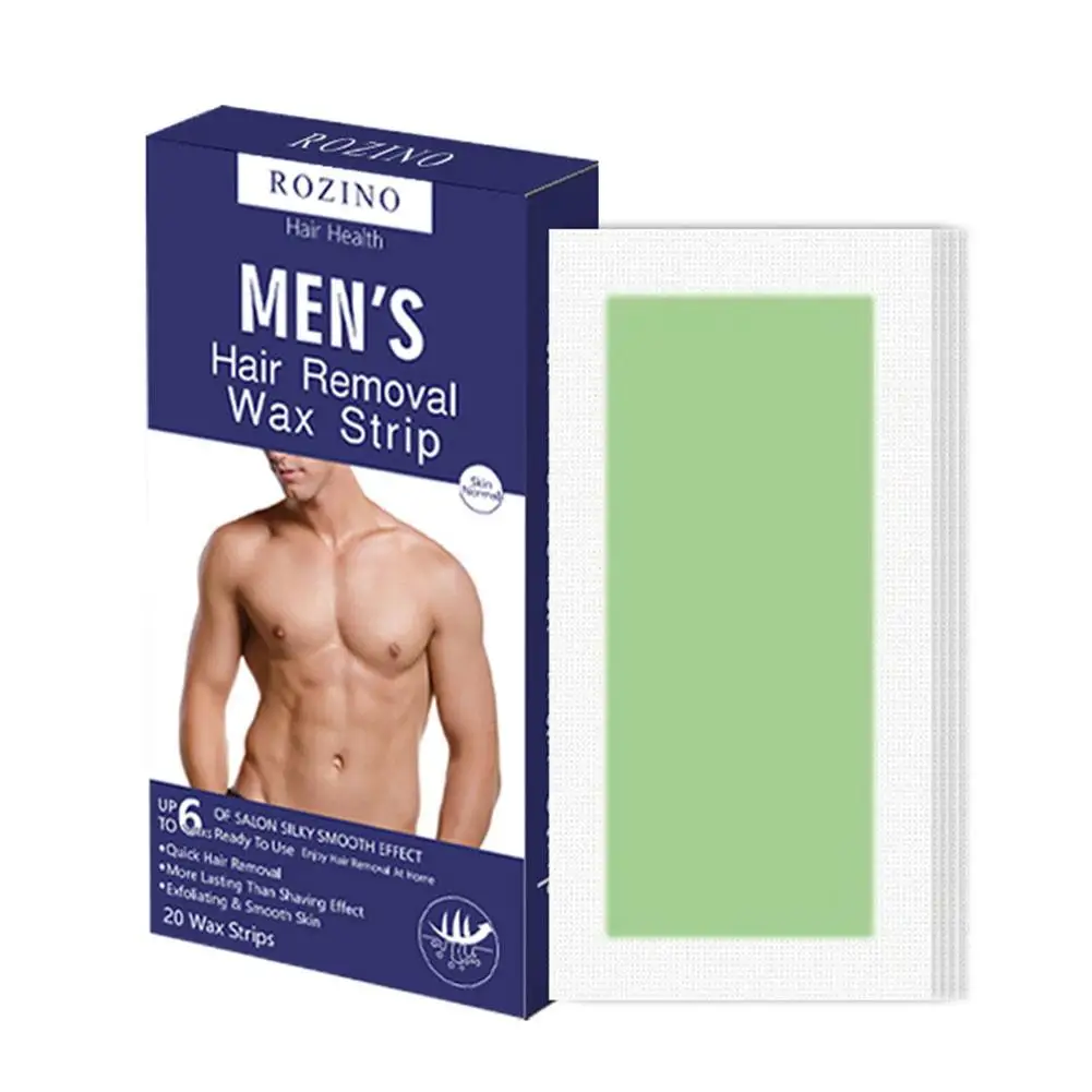 

20stick Professional Hair Removal Wax Strips For Summer Depilation Double Sided Cold Wax Paper For Leg Body Face Useful Z3Z9