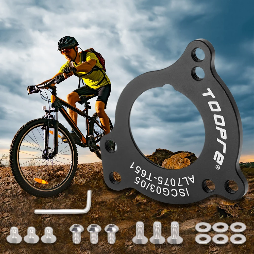 Bike Chain Guide Adapter Bottom Bracket Chain Guide BB Adapter Bottom Bracket Plate Conversion for ISCG03 ISCG05