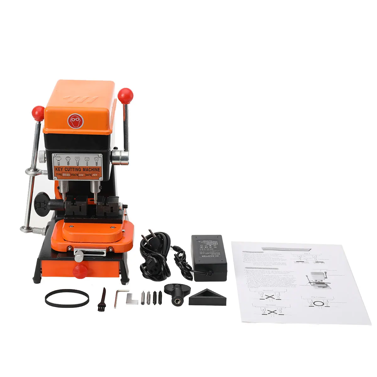 BW-668 Sleutel Snijden dupliceren Machine Cutter Autosleutel Copier Slotenmaker Gereedschap Kits Voor Het Maken Van Sleutels Kopie Sleutel Duplicator - afbeelding 2