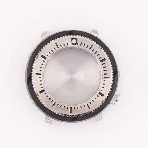 45mm tonfiskburk mineralglas armbandsur klocka boett för Seiko Mod NH35 NH36 automatiskt urverk bygga reservdelar 10 best sales Seiko Tuna klockboett - №2