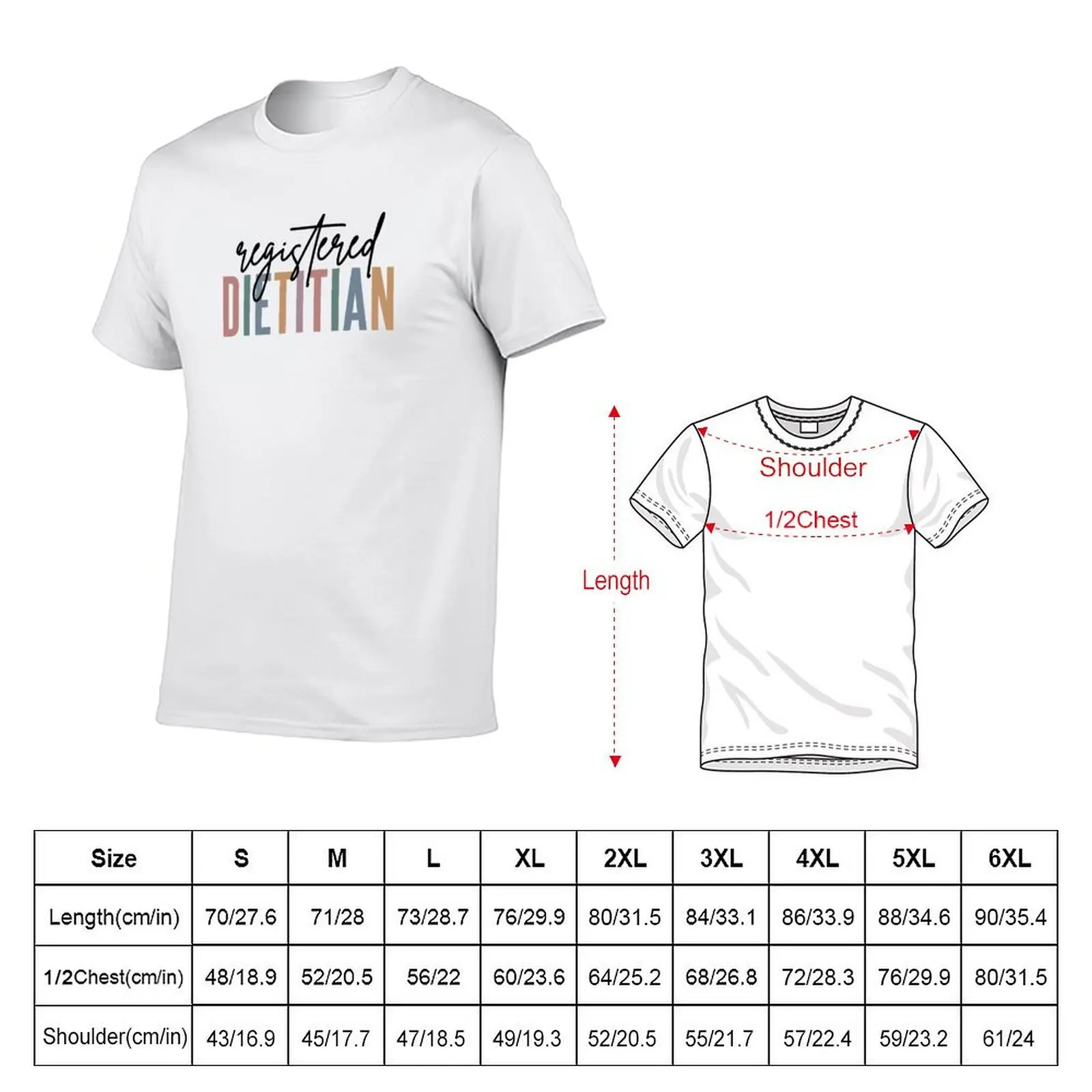 Registered Dietitian | RD gifts T-Shirt t shirt man casual cotton t shirt pack T-Shirt