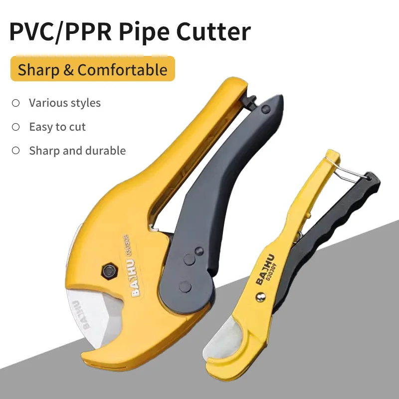 PVC Pipe Cutter Heavy-duty Up to 33mm / 42mm / 63mm, Large PVC Cutter, Plastic Pipe Cutter for Cutting PVC Plastic Pipe