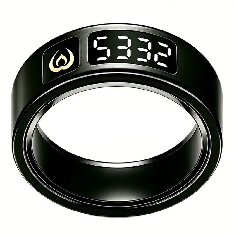ABYN-Digital Tasbeeh Counter For Devotees Stylish Design 9999 Count Ranges Notification System Religious Technology Gadget 19Mm