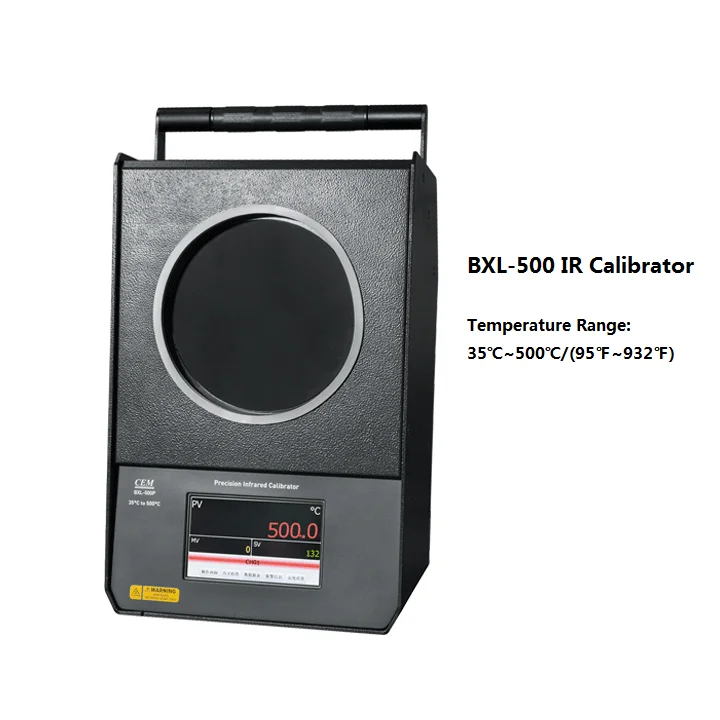 CEM BXL-500 35 to 500 centigrade Precision Infrared Temperature Calibrator, ,Target Size 6