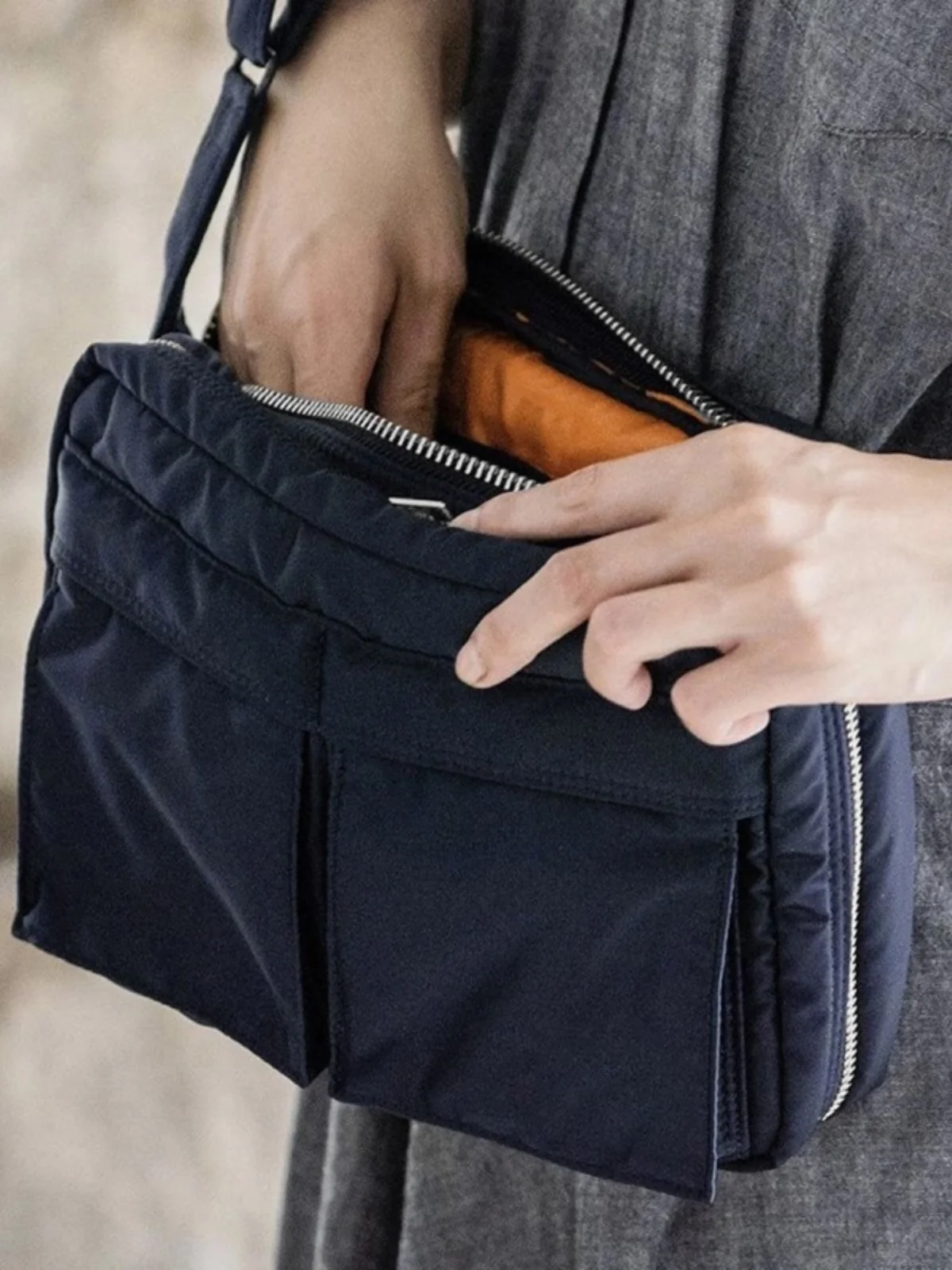

Classic Nylon Crossbody Bag ex Commuter Casual Postal Sle Single oulder Jitou T Bag Soft Polyester
