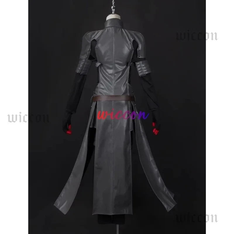 

New P5X Game Wonder Cosplay Costume Wig Faux Leather Coat Pants Belt Grey Black Color Cos Halloween Christmas Gift 2025