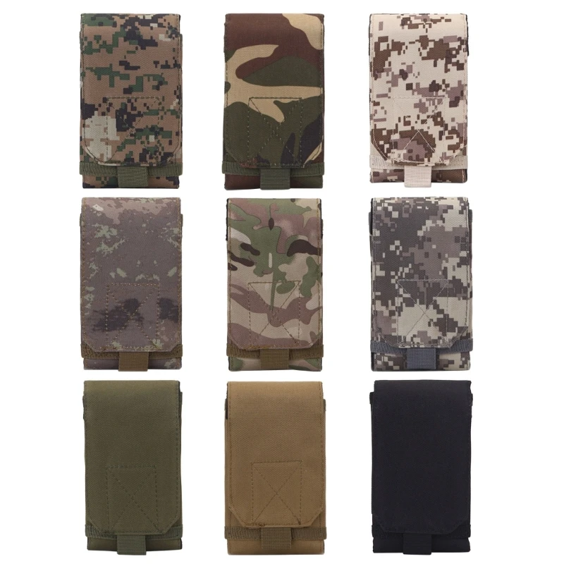 2024 New Practical Sport Phone Bag Camouflage Bag-Tactical Phone Bag Outdoor Hunting Camo Bags Durable Waist Belt