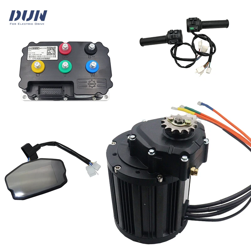 

QS138 90H 4KW V3 110 км/ч PMSM 1:2,35 Внутренние редукторы Двигатель среднего привода с Fardrive ND72530 и дисплеем DKD Дроссельная заслонка T08