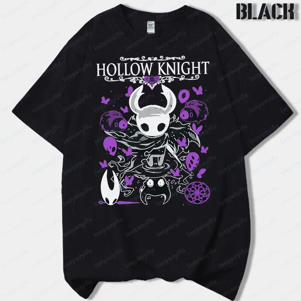 

Игровая футболка унисекс Hollow Knight The Latest Fashion Style Game Lover Мужчины Женщины Летние хлопковые футболки с круглым вырезом и короткими рукавами