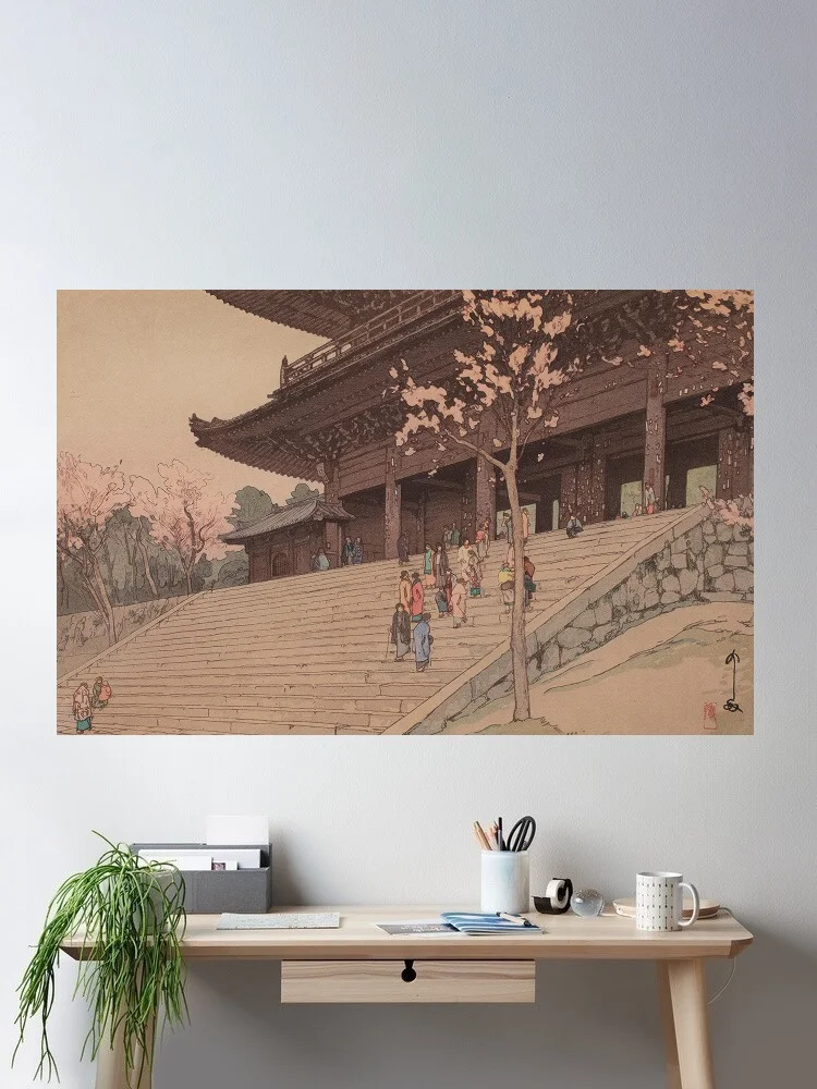 Japanese woodblock Print Hiroshi Yoshida, Art Print Canvas Poster, Living Room Decor, Home Wall Picture