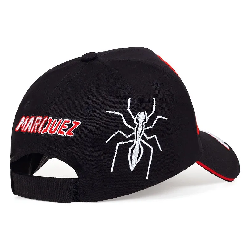 20204 New Digital 93 Ant Marquez Racing Pattern Embroidered Men\'s Curved Hip Hop Outdoor Sunshade Baseball Hat