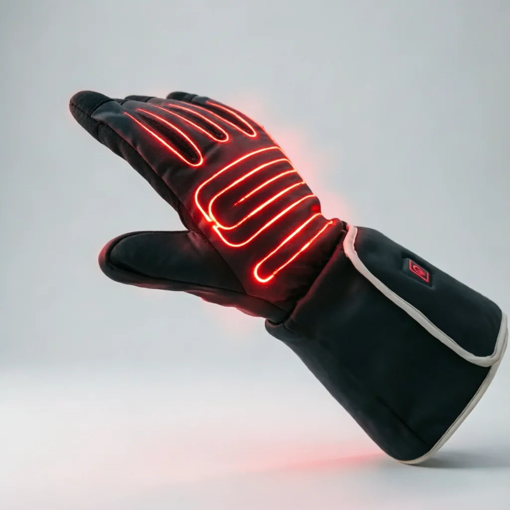 Electric Heated Work Gloves, USB Rechargeable 3 Heating Modes Waterproof Touchscreen Winter Skiing Cycling Warm Gloves