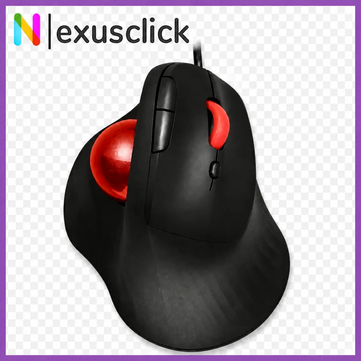 Trackball Wired Vertical Ergonomic Design Mouse 1600DPI Adjustable 5-Buttons USB Optical Computer Mouse For PC Computer Laptop