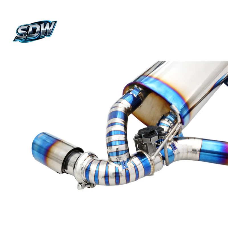 Alphard 30 3.5 Exhaust Catback System with Sound Control Valve for Camry Corolla Hilux RAV4 Supra Adjustable Loudness