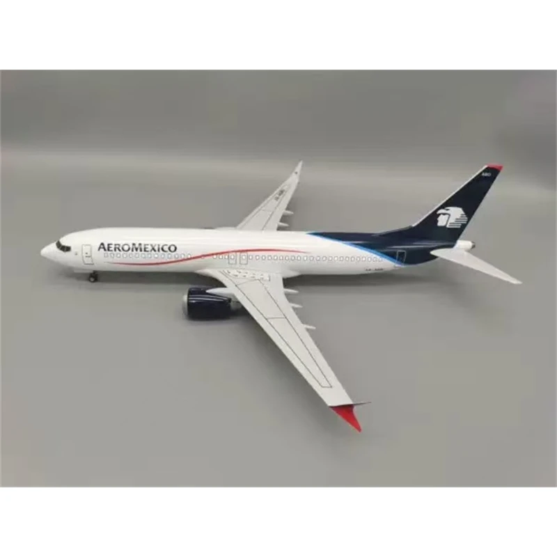 1/142 Scale Model Airplane Mexican Airlines Boeing 737MAX  AEROMEXICO Aircraft Diecast Resin Plane Model Toy Collection Display