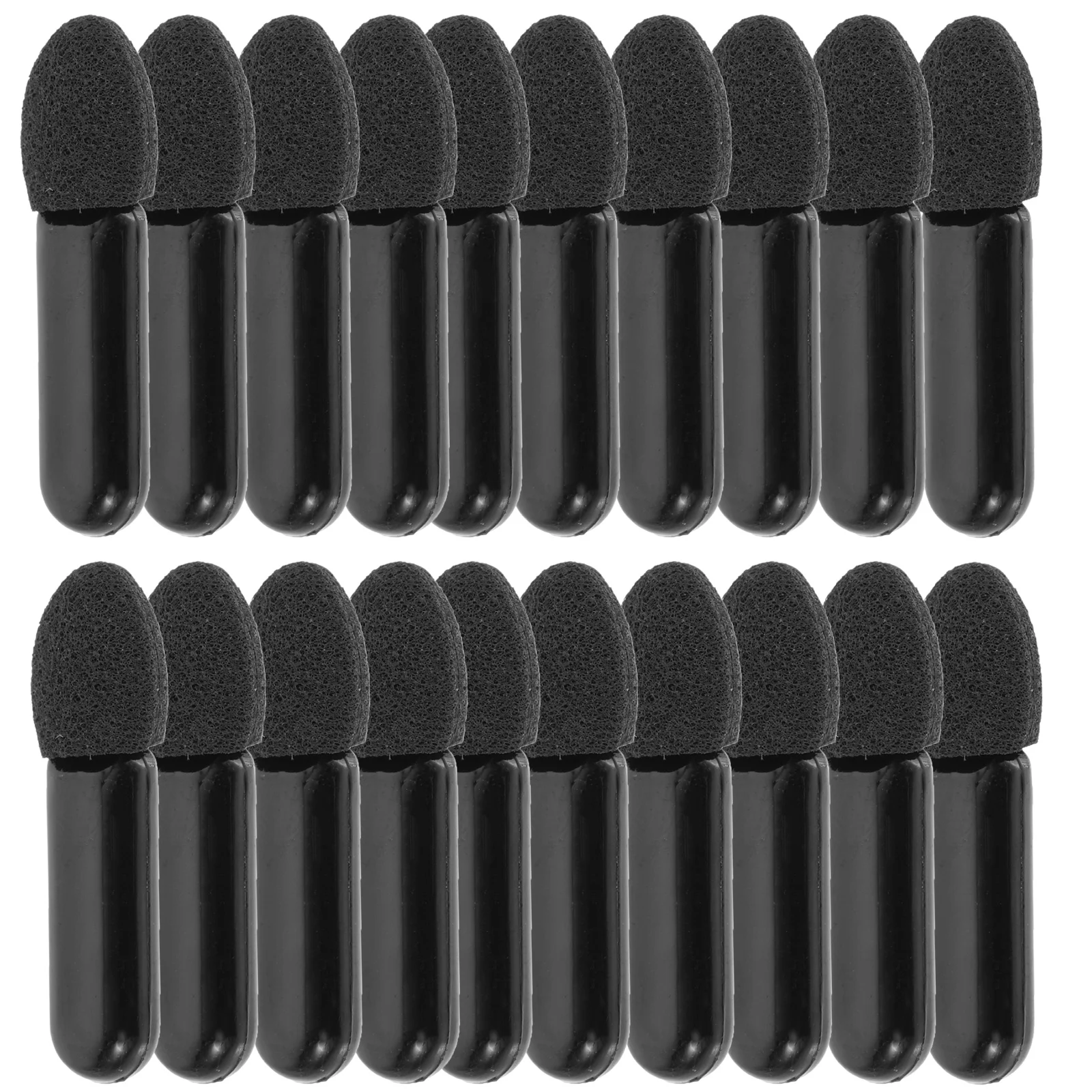 แปรงแต่งตาแบบนุ่ม 100 ชิ้น อุปกรณ์แต่งตาที่สะดวกสบาย อุปกรณ์แต่งหน้าพกพาสำหรับใช้ในชีวิตประจำวัน งานปาร์ตี้ และวันหยุด