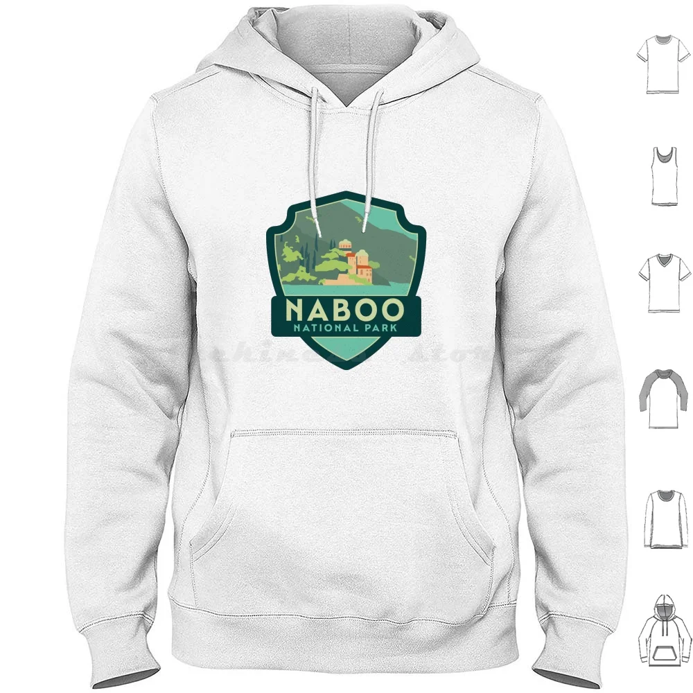 Sudadera con capucha del Parque Nacional Naboo, algodón, manga larga, Jedi Skywalker, Anakin, Luke Skywalker, Han Solo, película espacial, ciencia ficción, Obi Wan