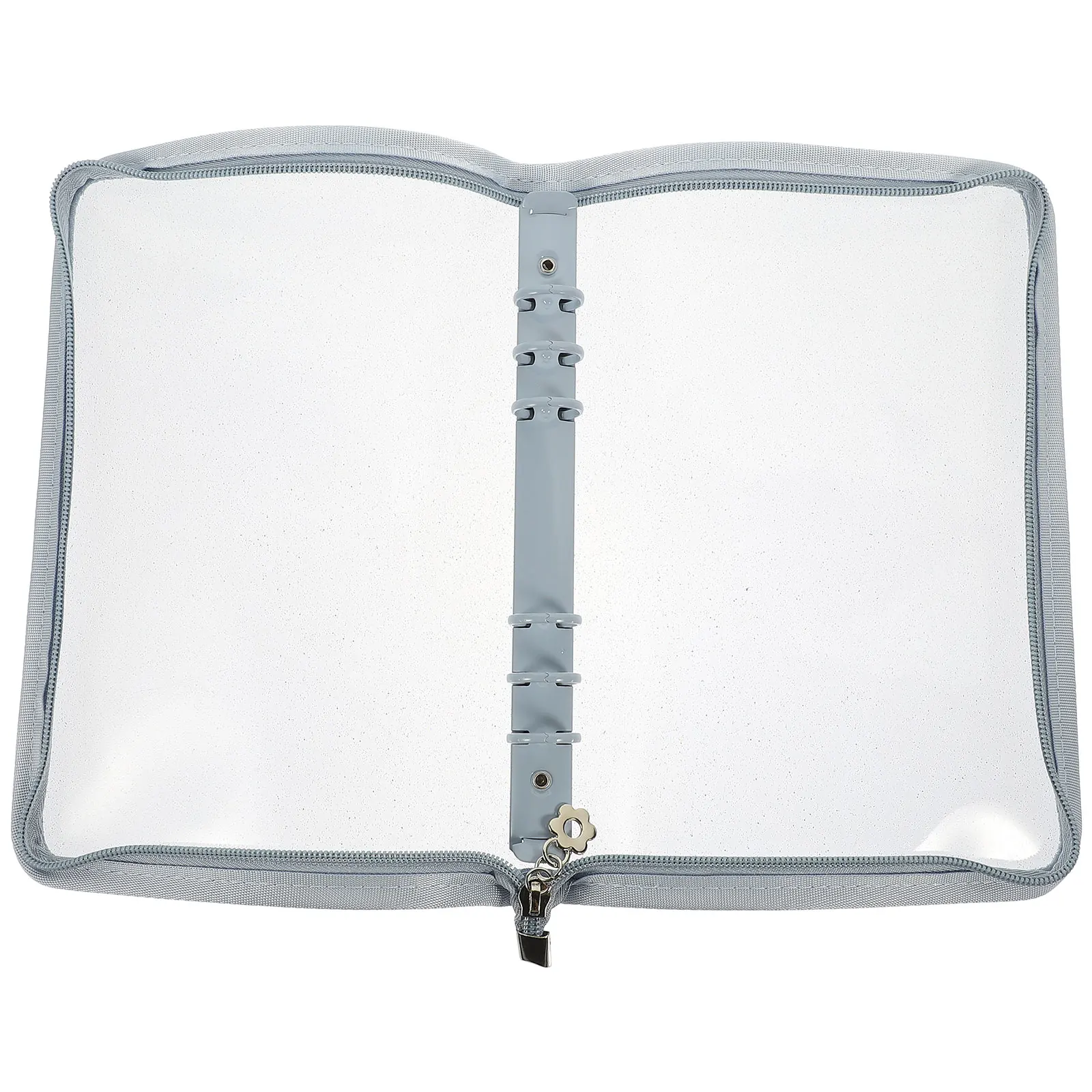 

Pvc Binder Cover 6-Ring Aesthetic Notebook Shell Anti-Slip Lightweight Easy Clean Protective Diary Cover For School