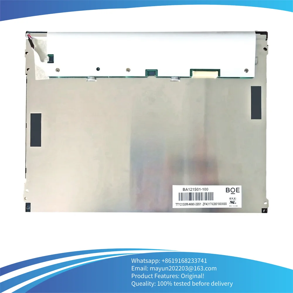 Original Tested BA104S01-100 BA104S01-200 BA121S01-100 BA121S01-200 industrial LCD display screen TFT 800x600 20pin