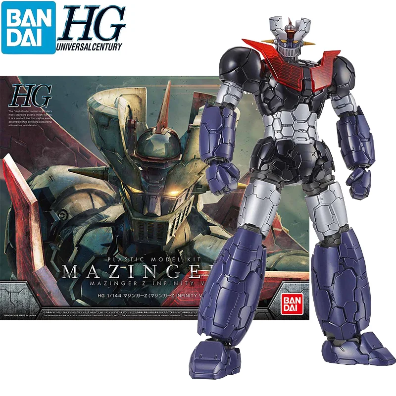 In Stock BANDAI INFINITY HG 1/144 Mazinger Z Japanese Assembly Models Ver. Anime Action Figures Model Collection Toy